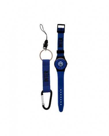 OROLOGIO DA POLSO + MOSCHETTONE UFFICIALE - INTER